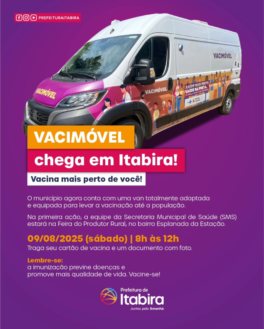 Vacimóvel em Ação: Saúde Mais Perto de Você em Itabira!