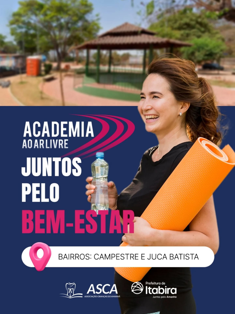 Academia ao Ar Livre: Uma Oportunidade Gratuita para Cuidar da Saúde em Itabira!
