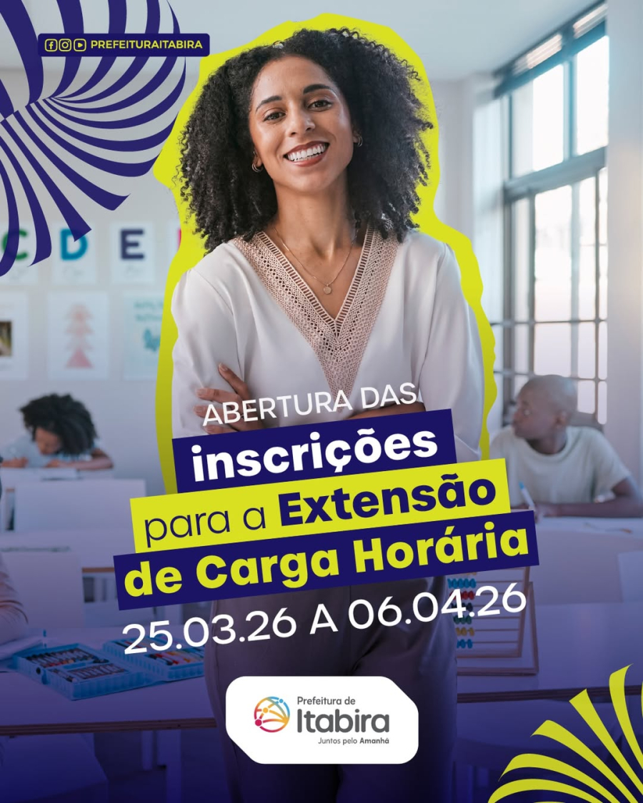 Atenção, Professores de Itabira: Inscrições Abertas para Extensão de Carga Horária 2026
